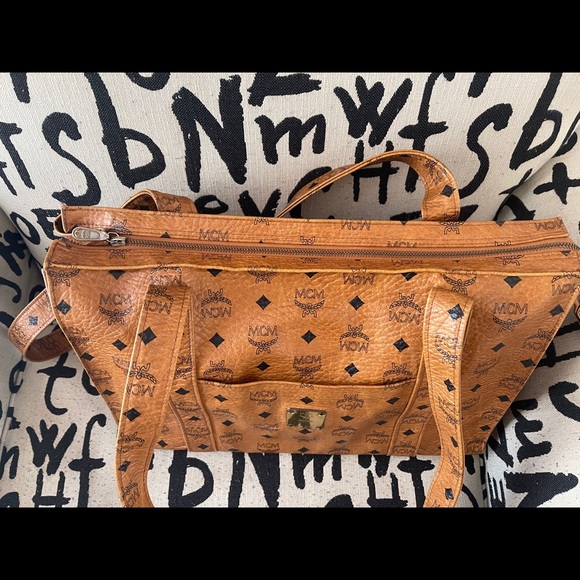 Authentic MCM Tote Zipper Bag - Picture 12 of 13